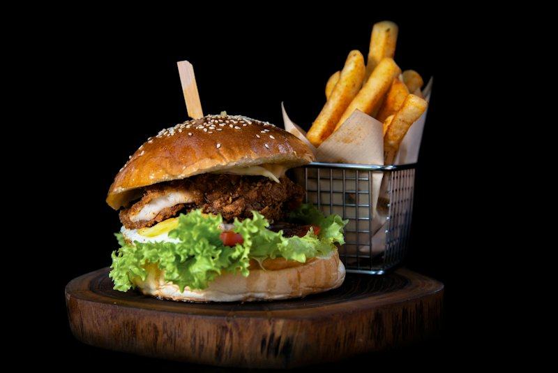 Burger met frites