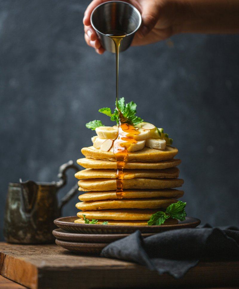 Pancakes met banaan